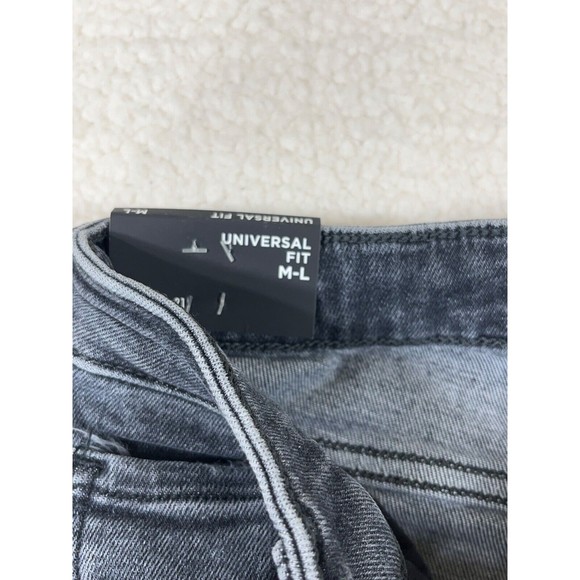 NWT Forever 21 Premium Universal Fit Women's Size M-L Black Denim Jeans‎ - Picture 3 of 9